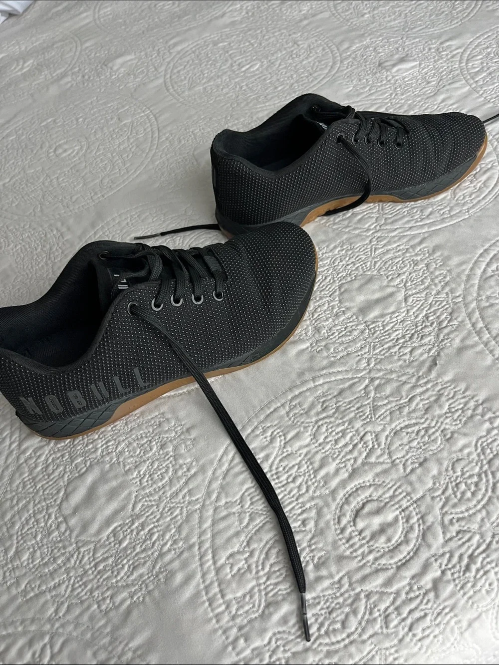 NOBULL Women’s Outwork Cross-Training Shoes - Black Gum | Size 8.5